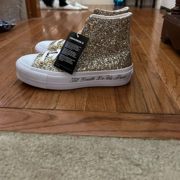 Custom Chuck Taylor All Star Lift
Platform Wedding By You NWT - Picture 3 of 6